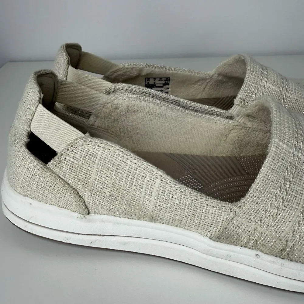 Clarks Cloudsteppers Breeze Step II Cream Natural Interest Women's Size 7 Wide